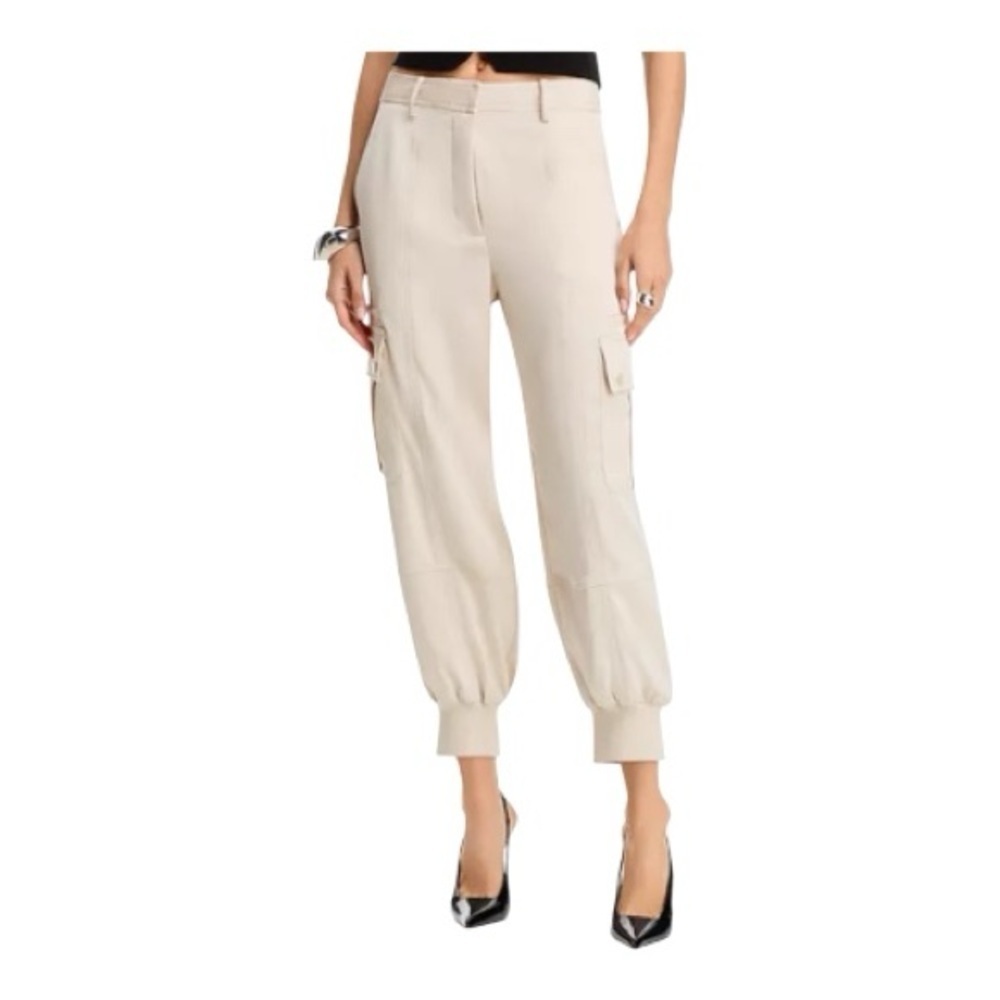 AQUA Champagne Satin Cargo Jogger Pants XXL – Bloomingdale’s Exclusive